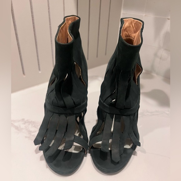 Maison Margiela Suede Gladiator Sandals - Picture 1 of 9